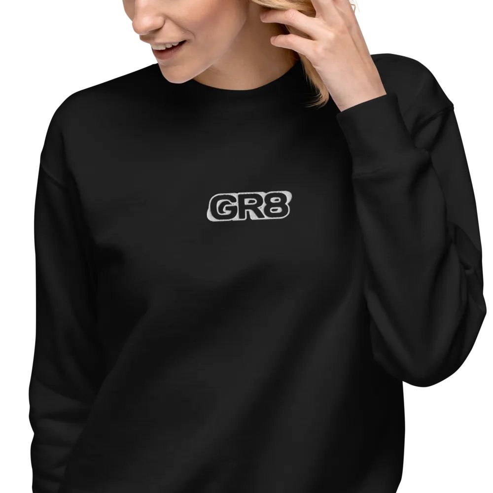 GR8 Minimal Embroidered Sweatshirt (Dark Ver.) product image (7)