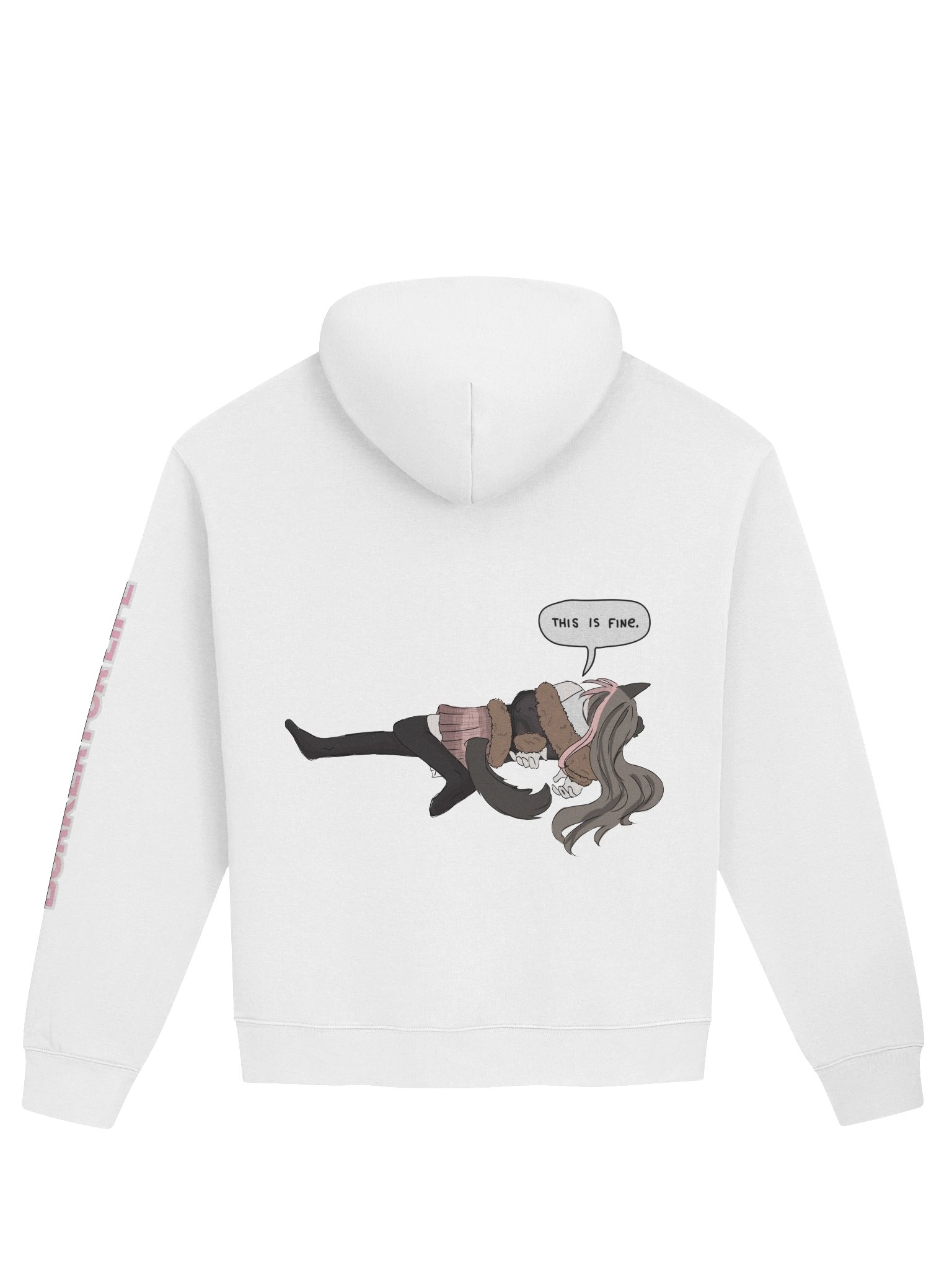 White PupHoodieee product image (2)