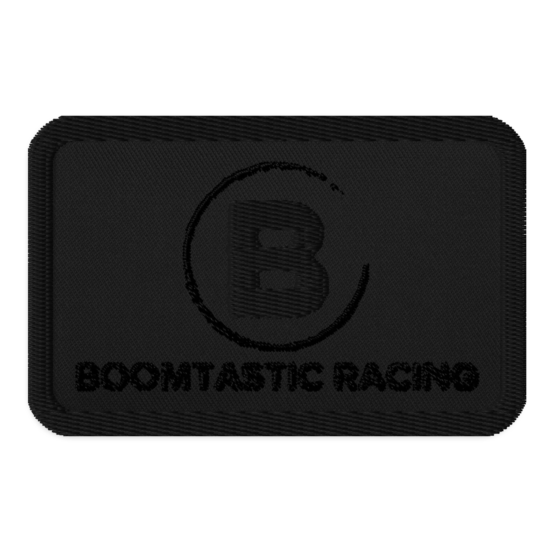 Boomtastic Racing Patch (Blackout) product image (1)