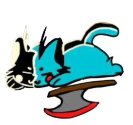 Murder Cats Mini Sticker 3 Pack product image (3)
