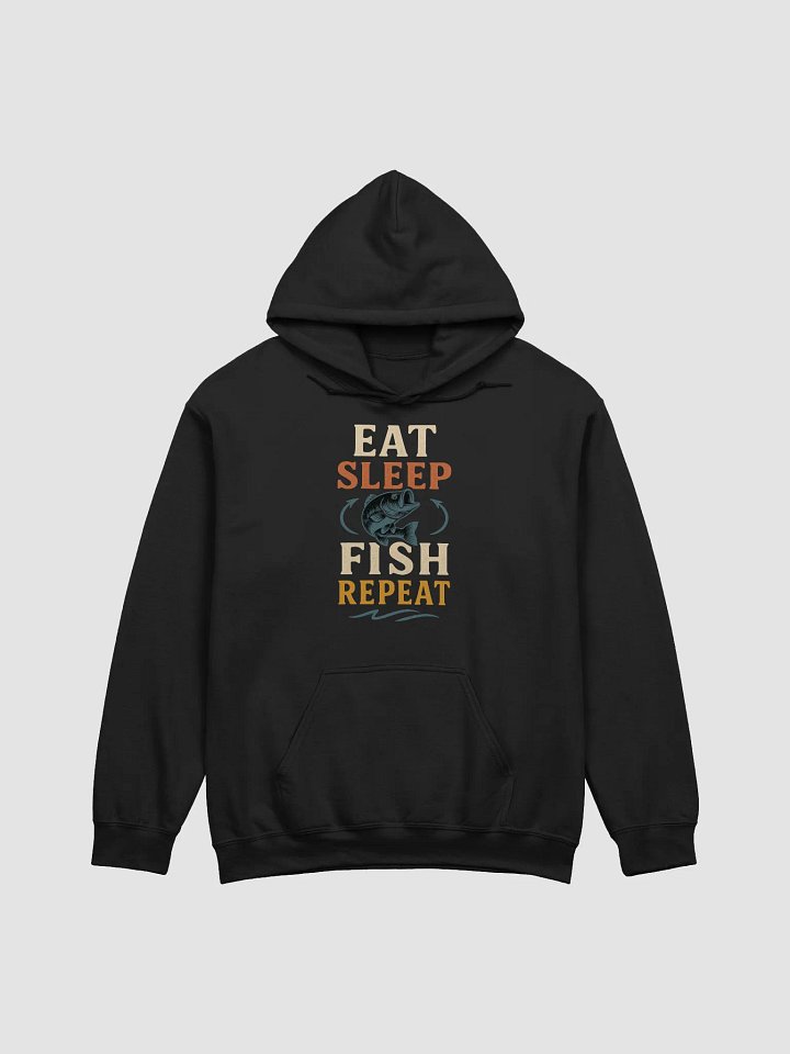 Fishing Hoodie – Eat Sleep Fish Repeat Graphic Pullover product image (3)