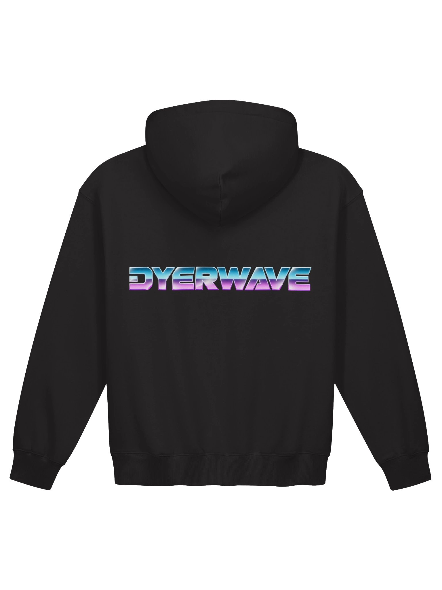 Dyerwave Text Heavyweight Black Hoodie product image (2)