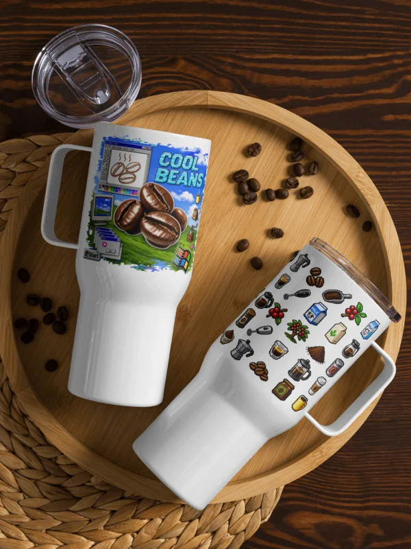 Cool Beans Coffee Pixels Travel Mug product image (1)
