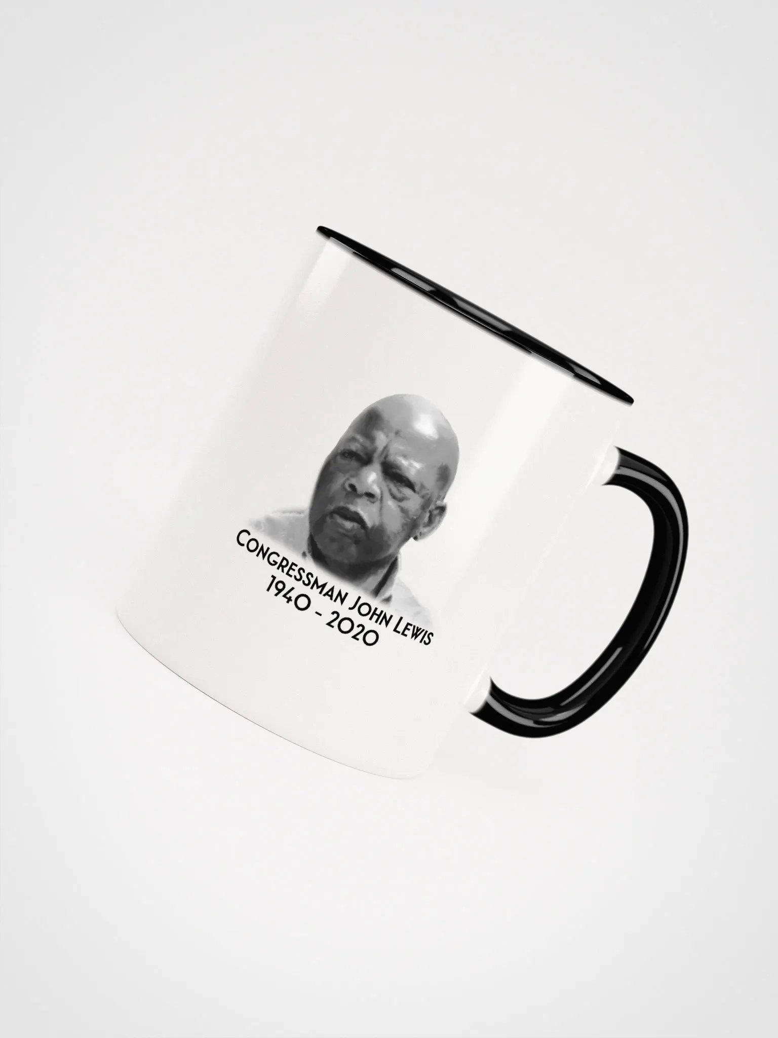 Good Trouble, Accent Mug 11 oz, Blue or Black product image (4)