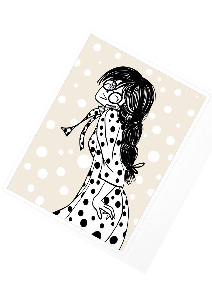 Sticker: Dot Girl product image (2)