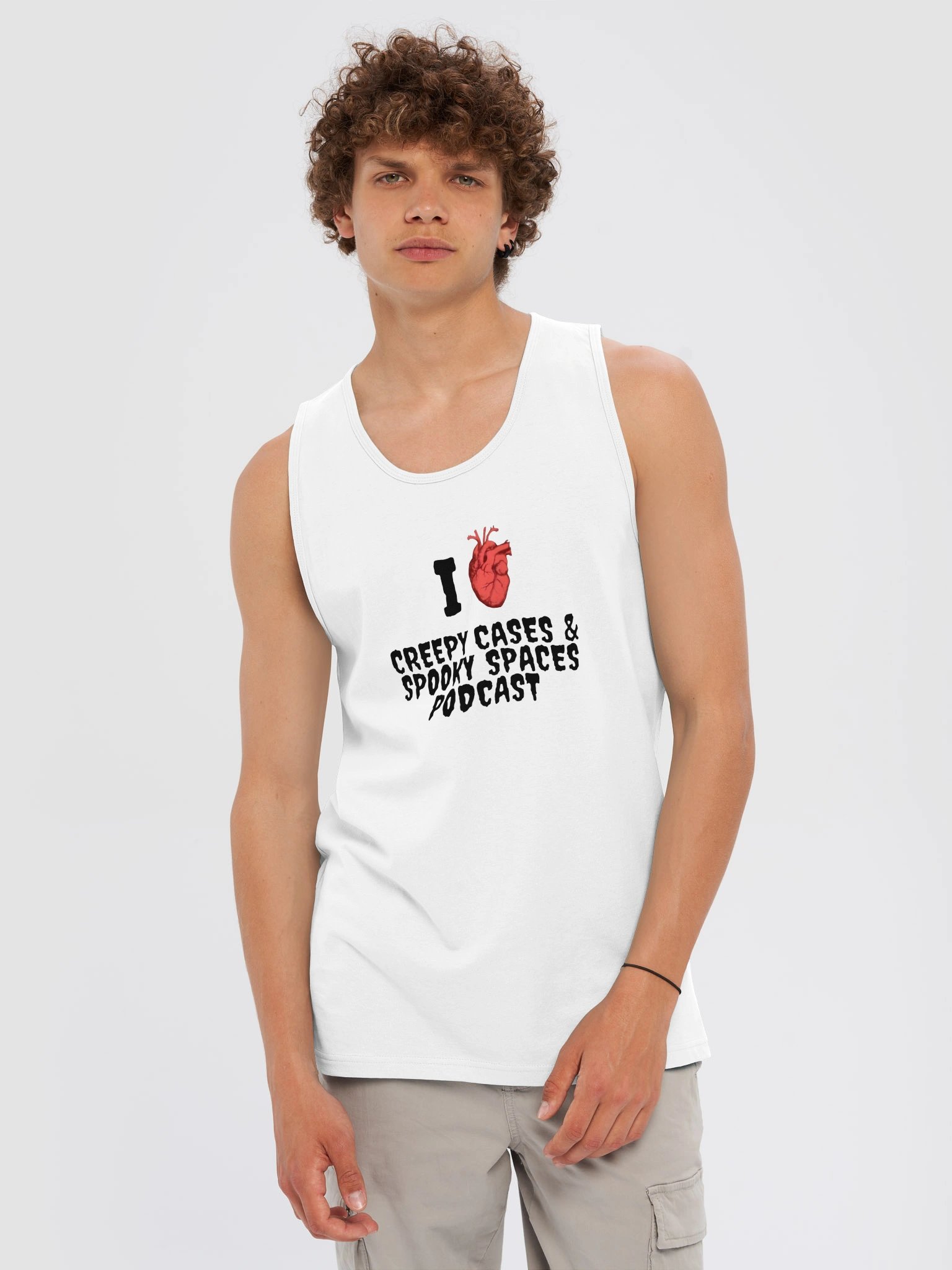 Creepy Cases & Spooky Spaces Men's Tank Top product image (3)