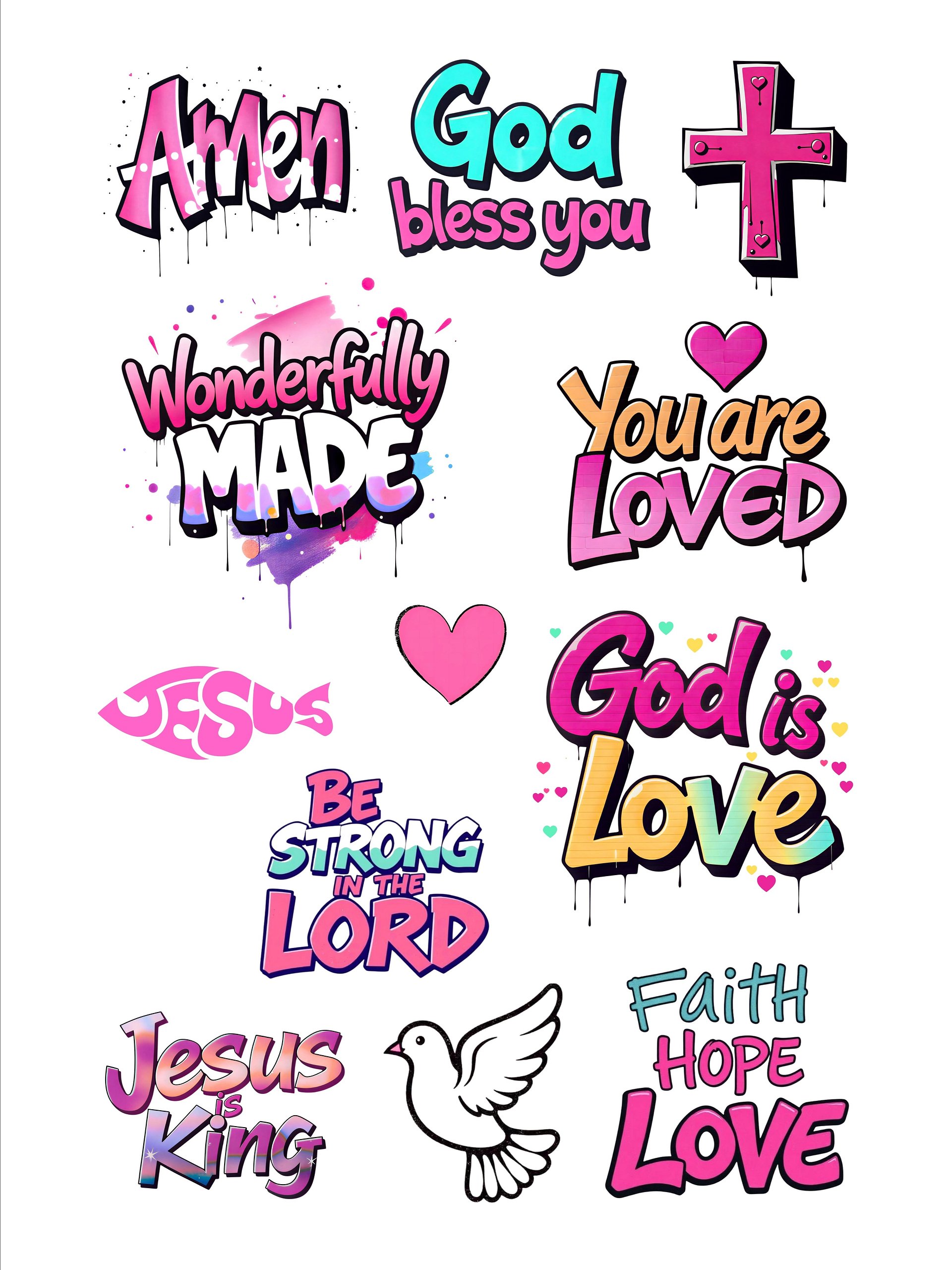 Faith And Pretty Things Girly Style Cutouts product image (1)