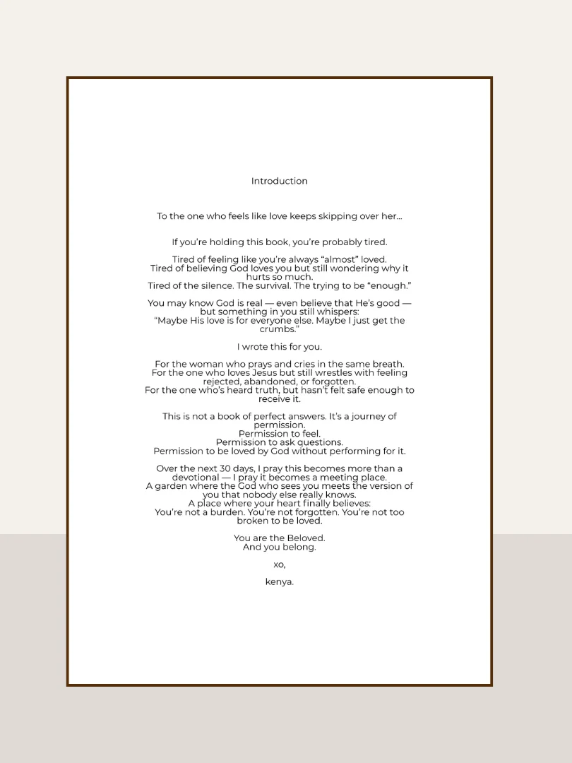 From Breadcrumbs to Beloved: 30 Days to Receiving the Love of God (Digital E-Book) product image (5)