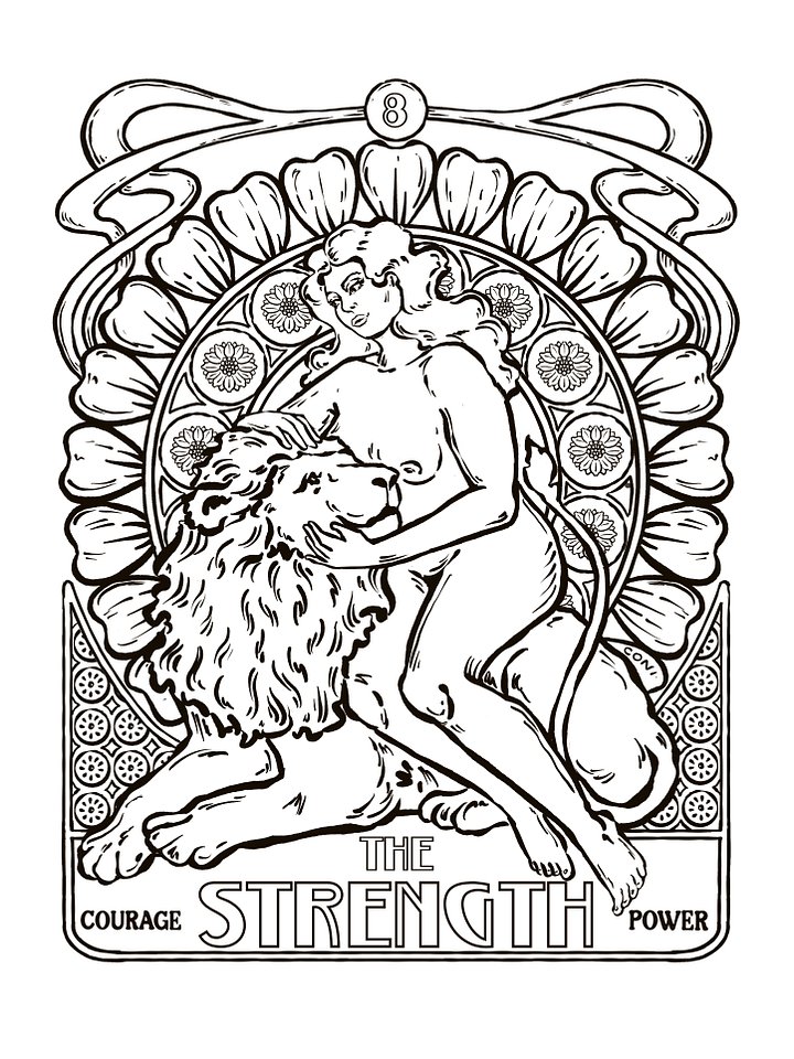 Colouring Page - The Strength product image (1)