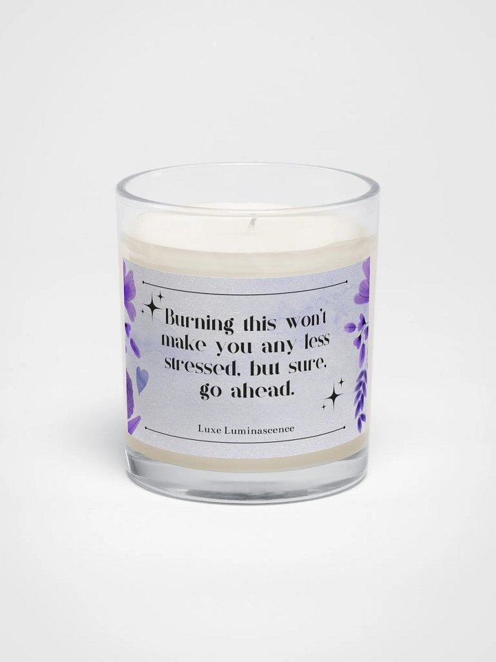 Stress Soothe Funny Quote Candles product image (1)