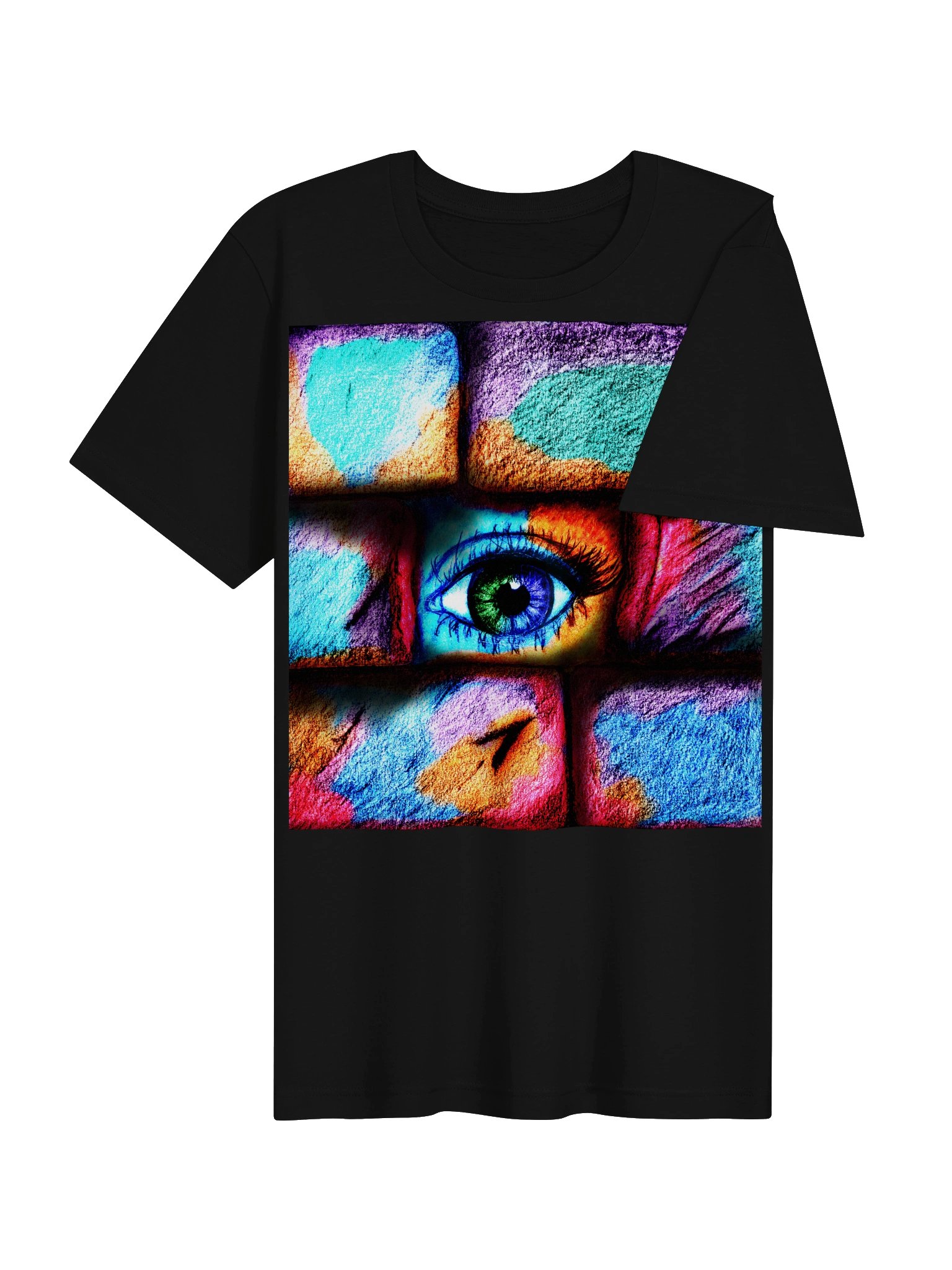 "Eye behind wall" T-Shirt. Unisex Bella+Canvas Supersoft T-Shirt product image (3)