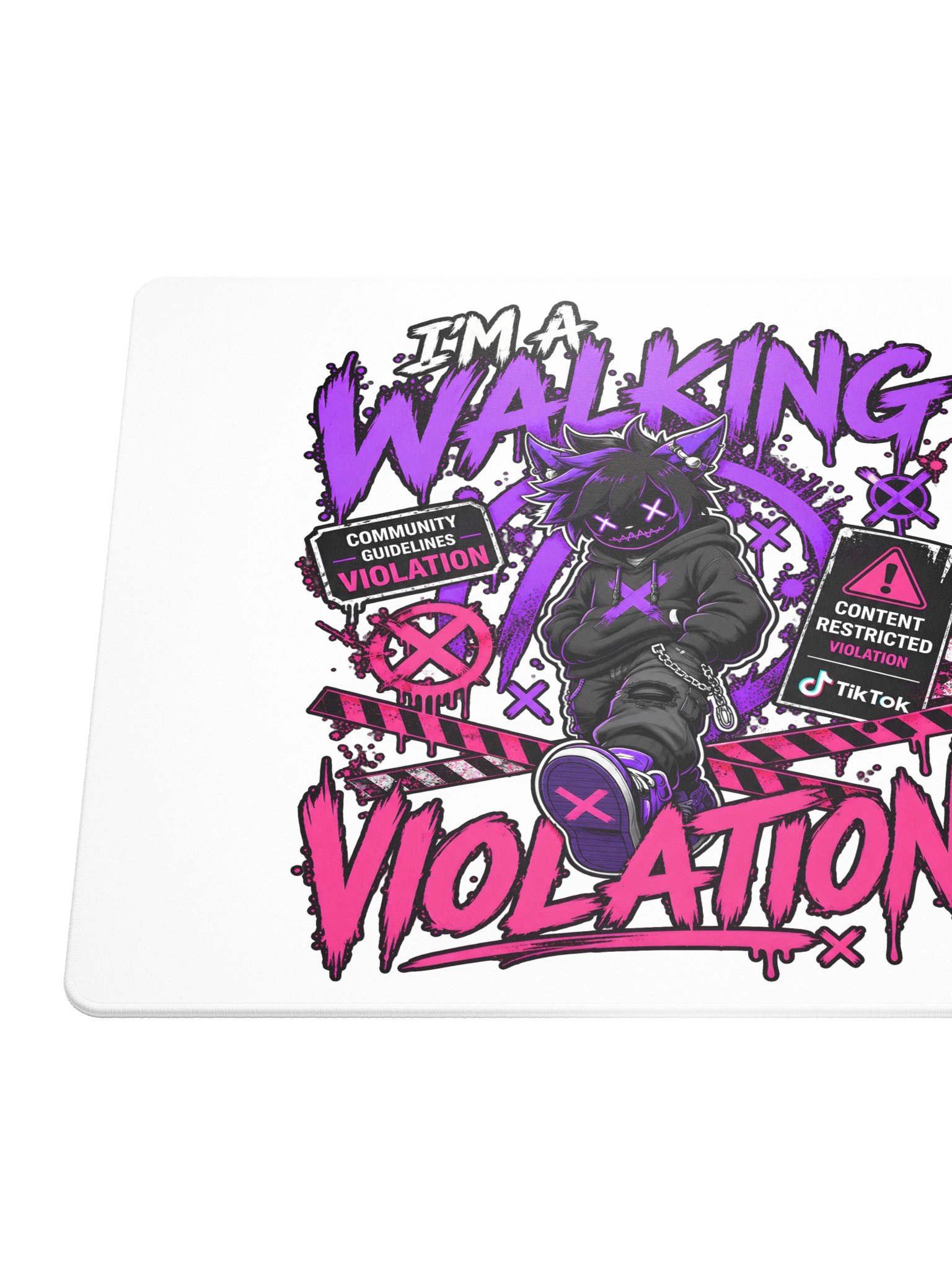 Walking Violation Anime Gaming Mouse Pad product image (4)