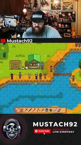 Angle the joystick for directional casting. #stardewvalley
