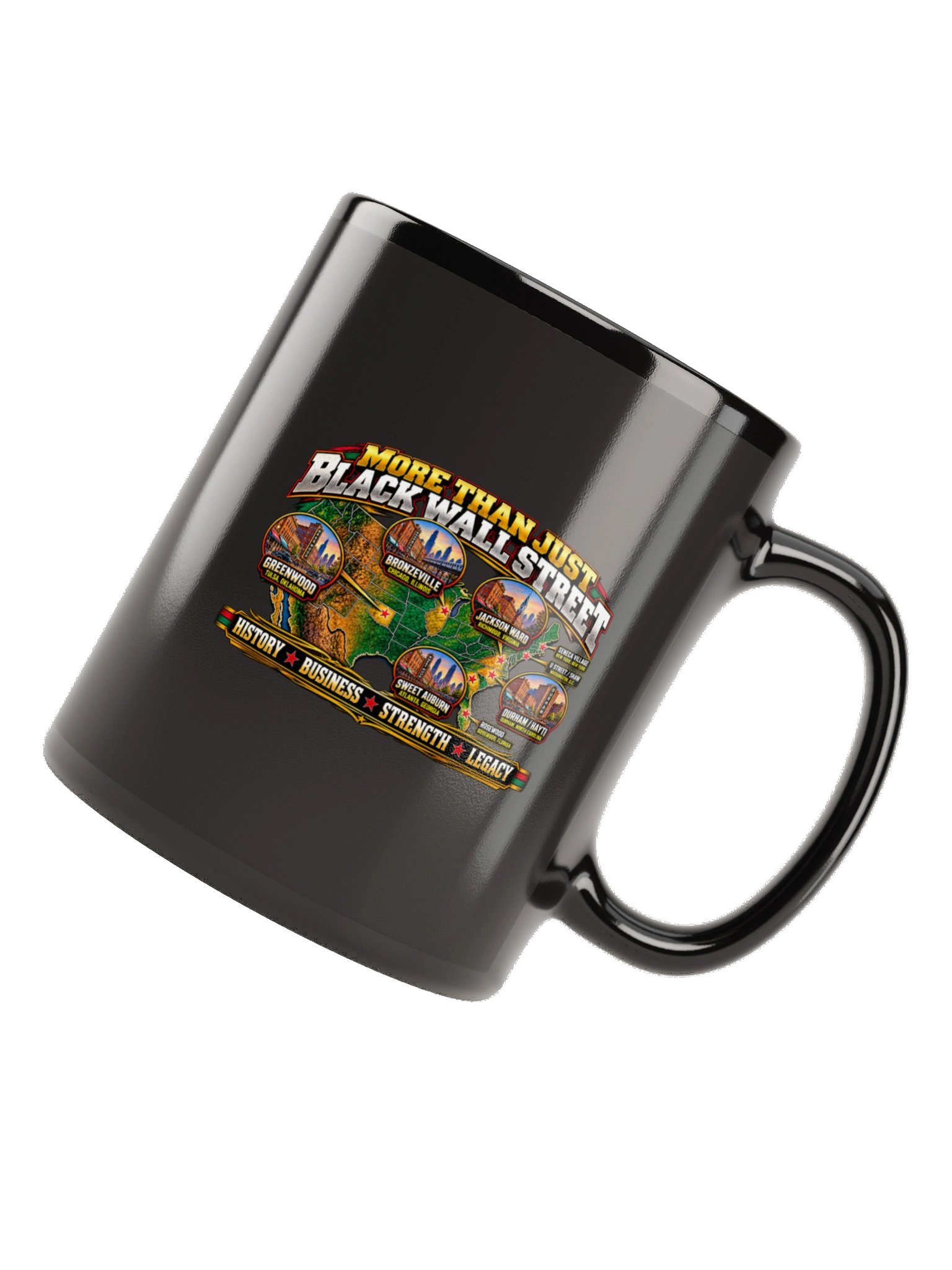 More Than Just Black Wall Street Mug product image (11)