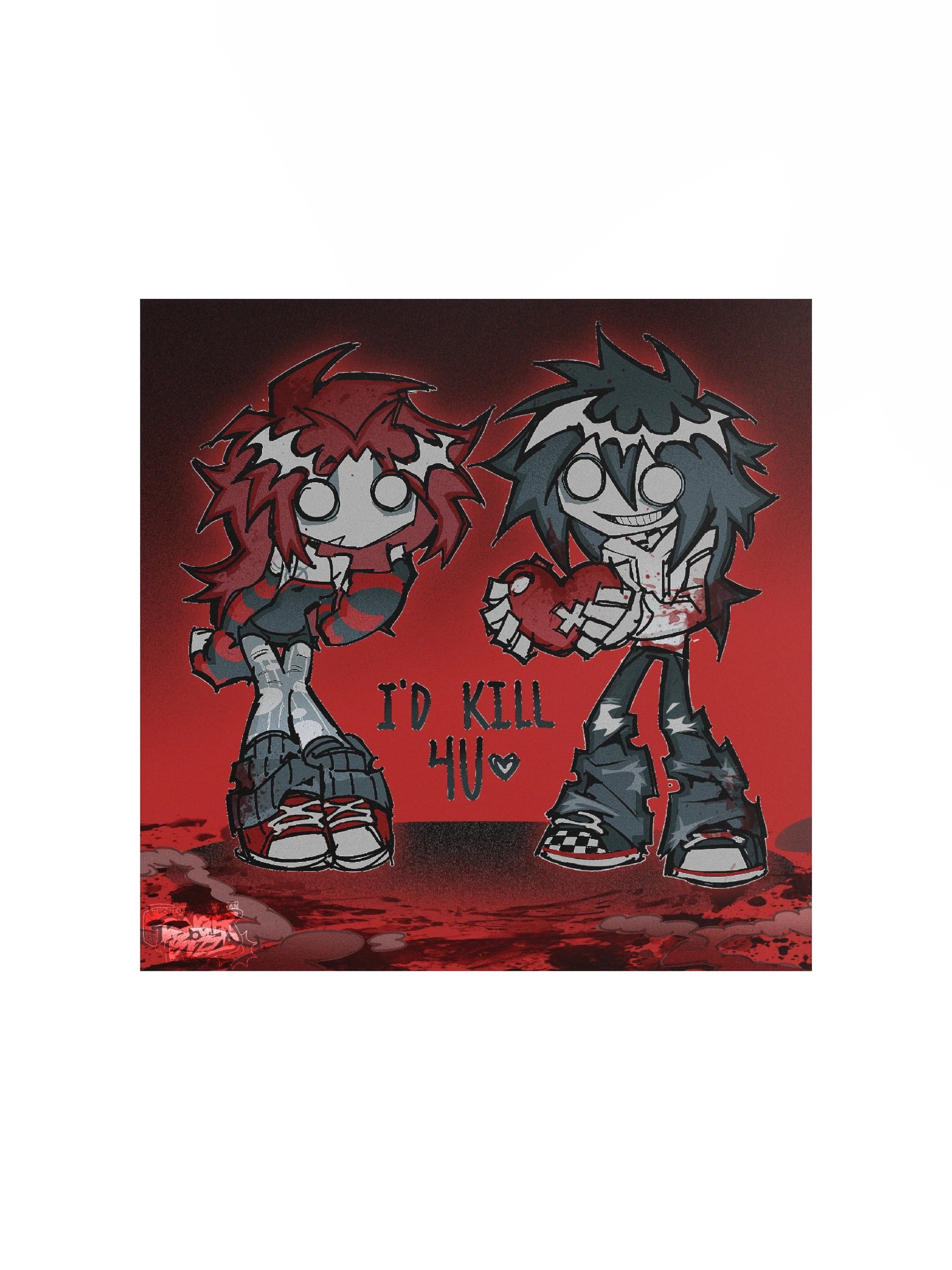 JEFFGHOST "ID KILL 4U" POSTER product image (3)