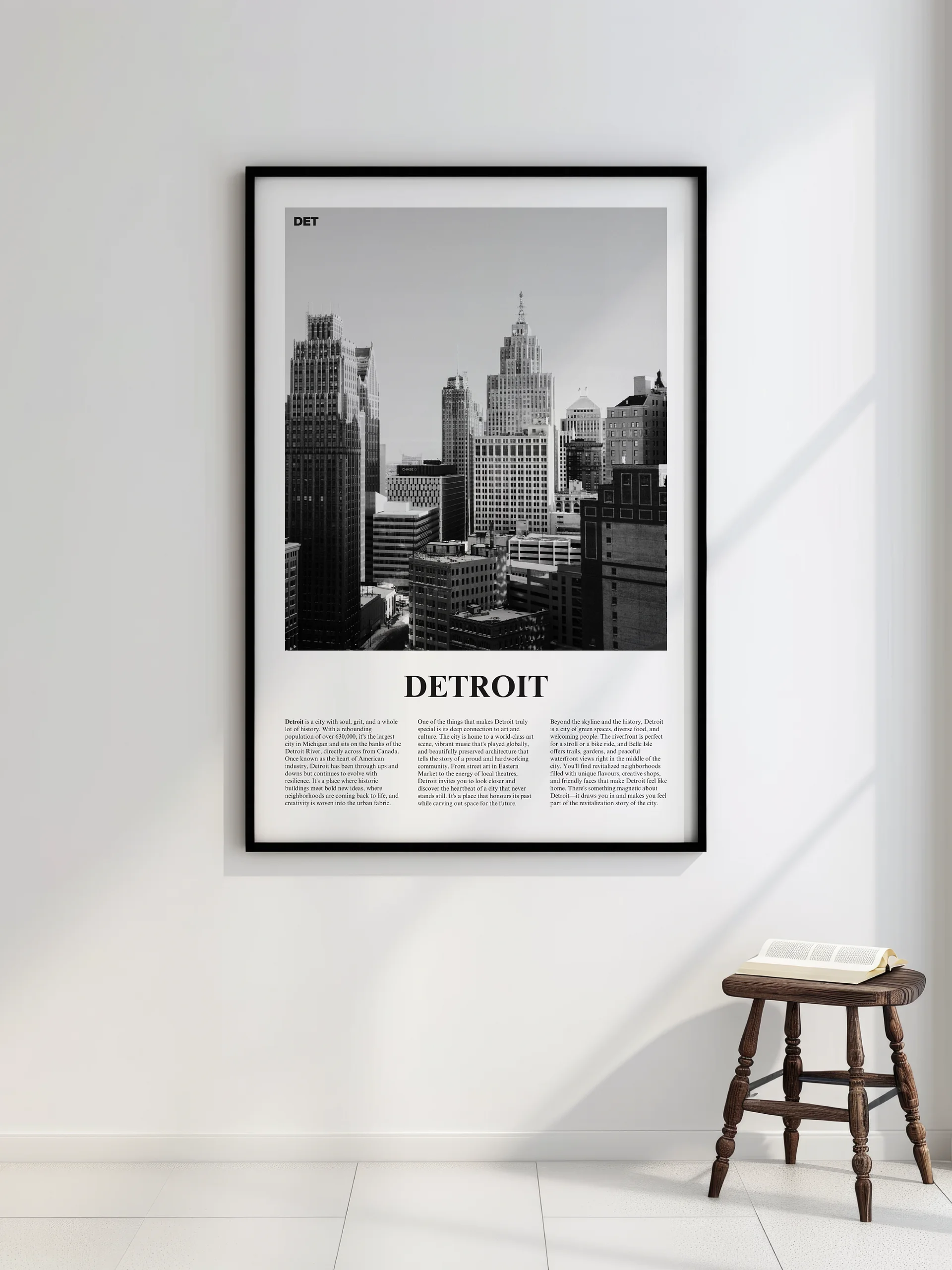 Detroit 02 Newspaper Poster | Framed product image (22)