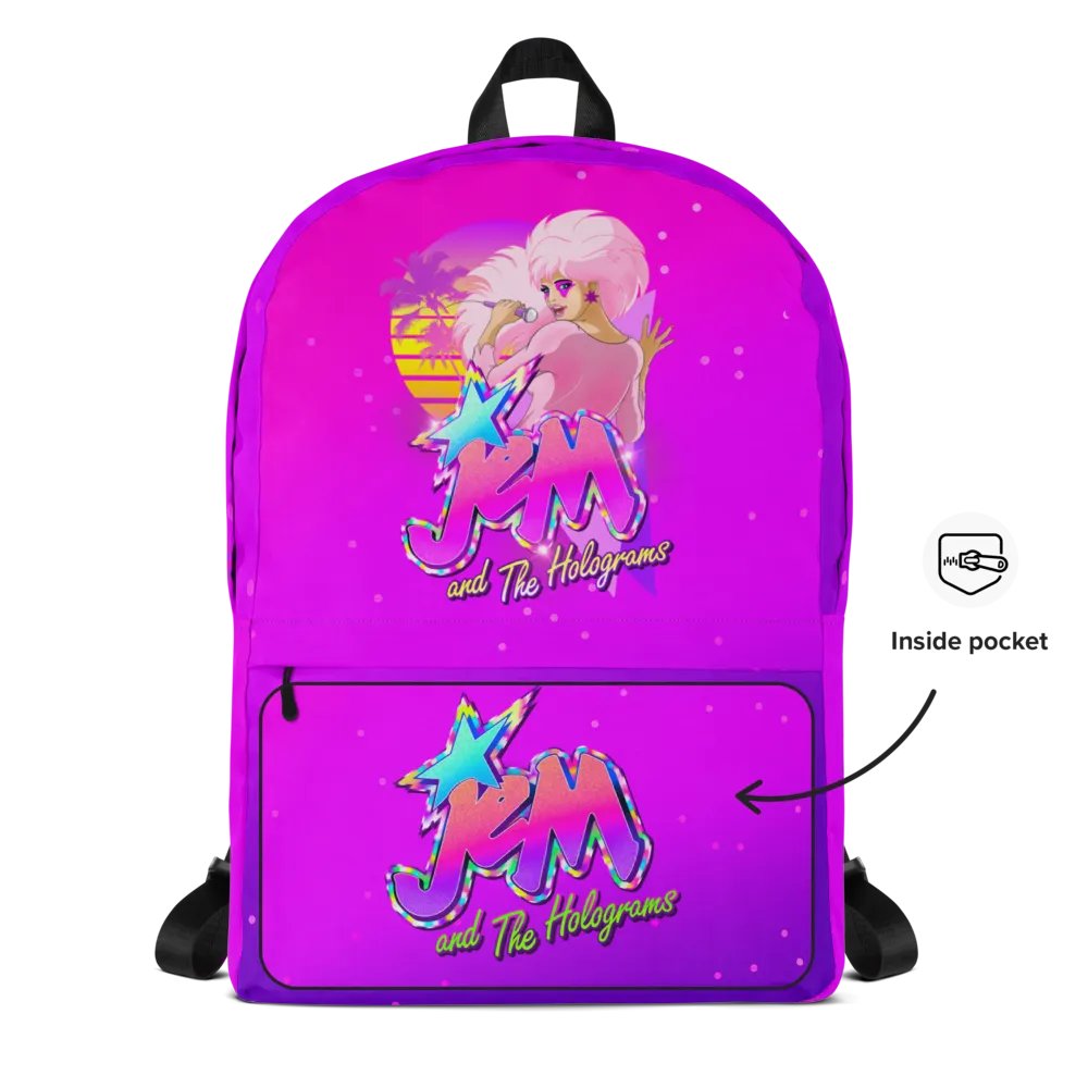 Jem Vaporwave Tribute Backpack product image (9)