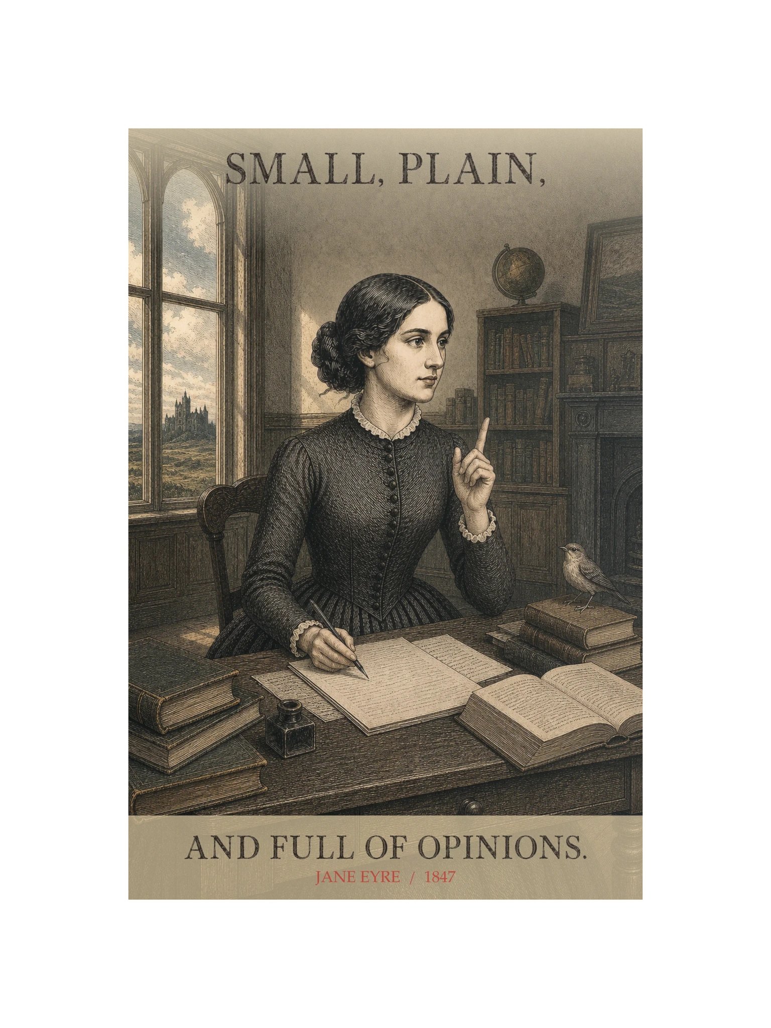 Full Of Opinions -- Jane Eyre Art Print product image (12)