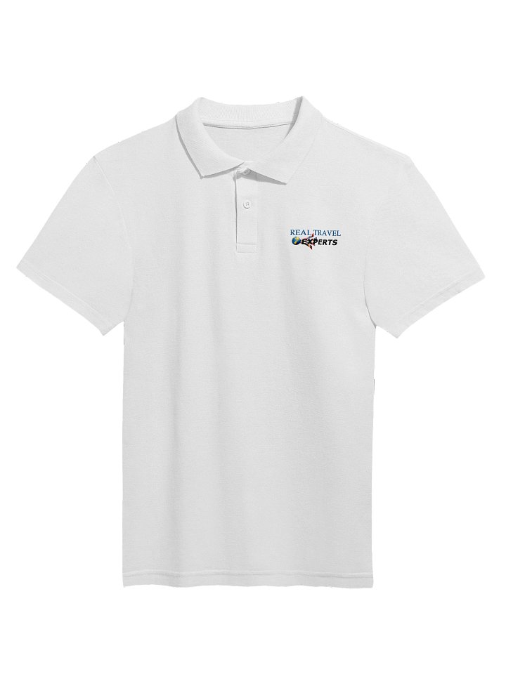 Unisex White Polo Shirt with RTE Logo product image (1)