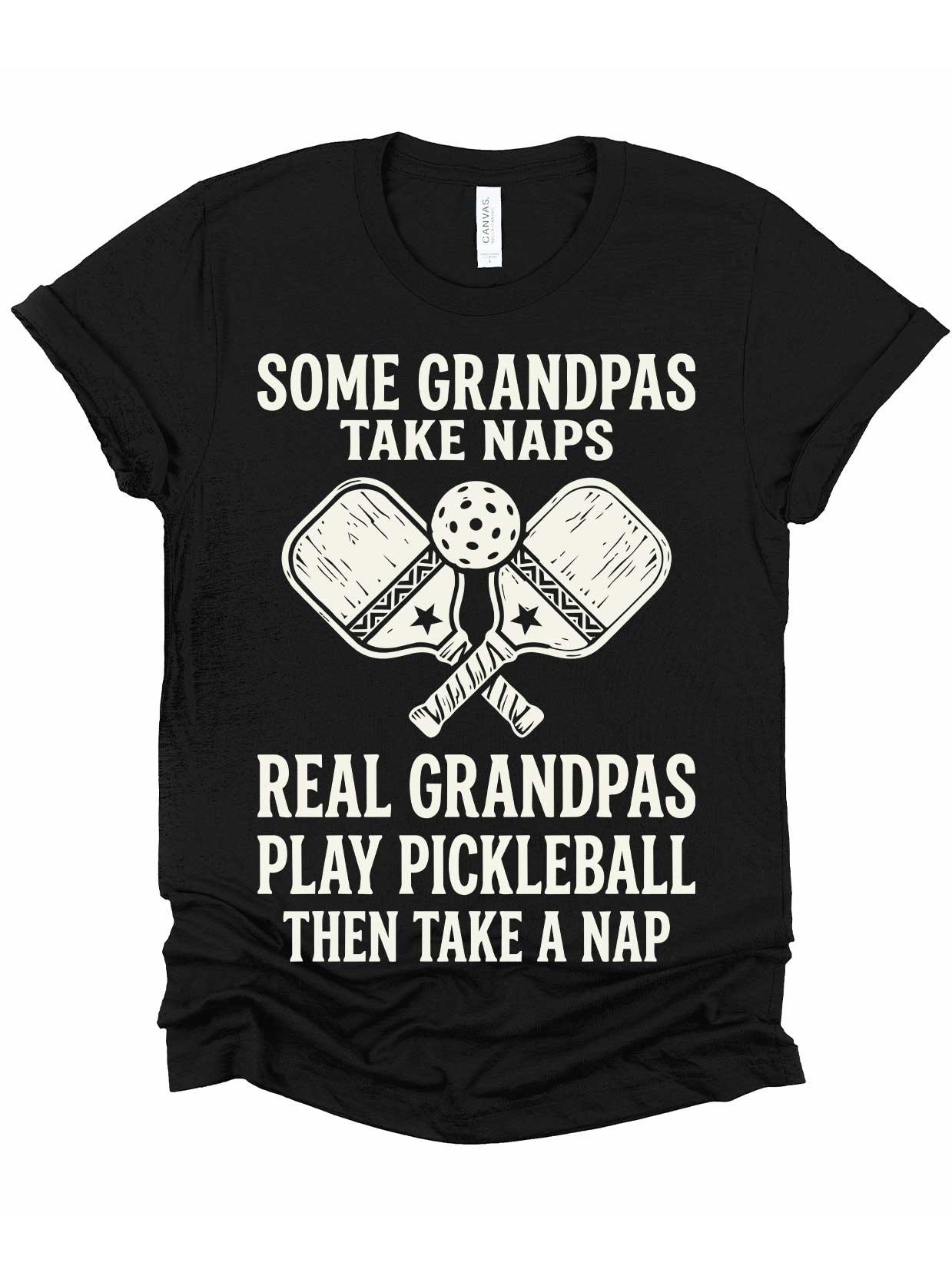 Real Grandpas Play Pickleball Shirt | Funny Pickleball Gift for Grandpa product image (11)