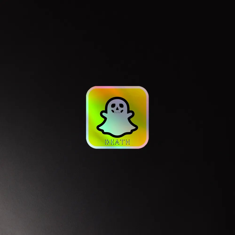 Snap Death Holo Sticker product image (4)