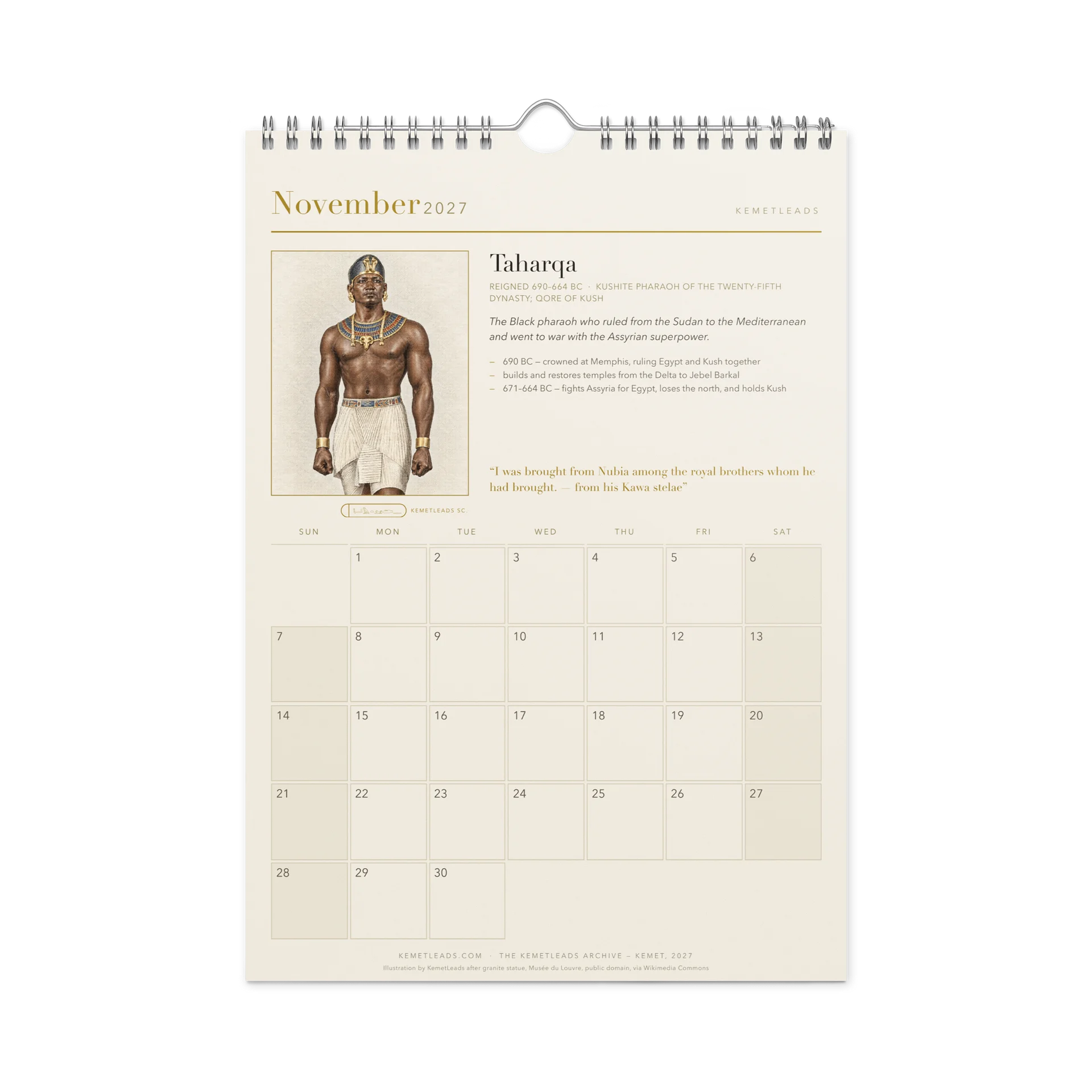 Kemet — 2027 Wall Calendar product image (11)