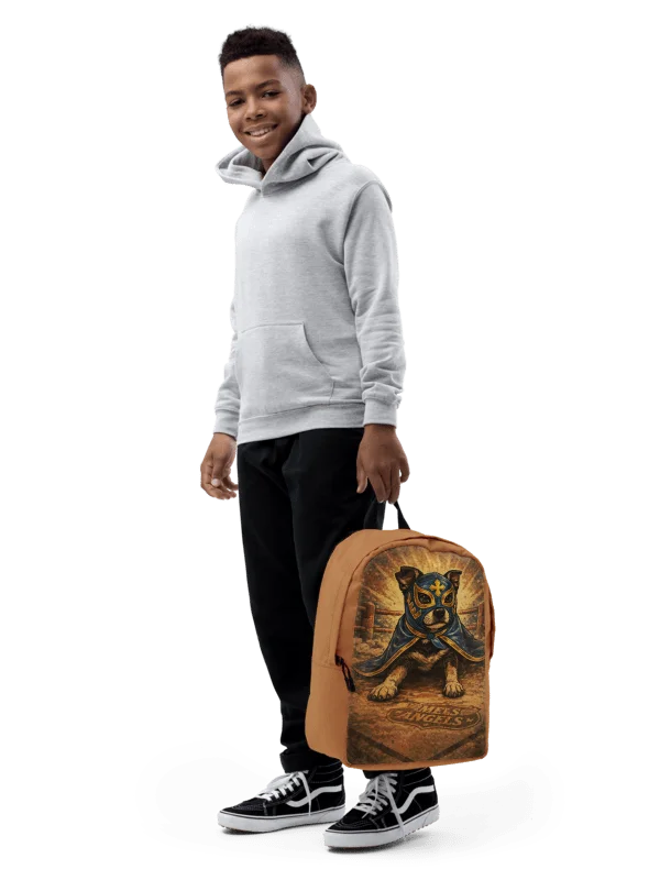 Los Guardianes Luchadores All-Over Print Backpack – Vintage Lucha Libre Dog Travel & School Bag product image (6)