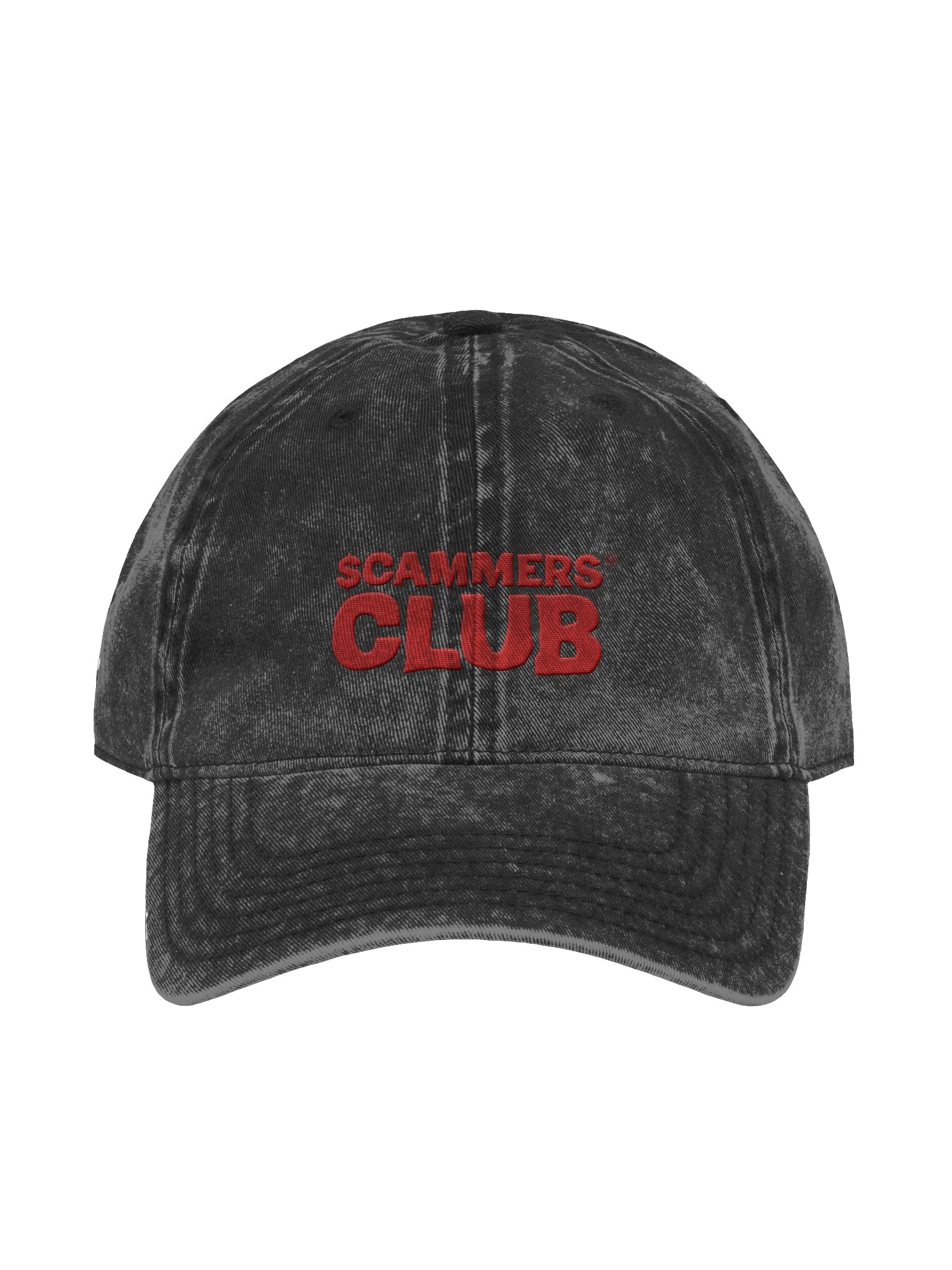 The Scammers Club Washed Out Dad Cap product image (1)