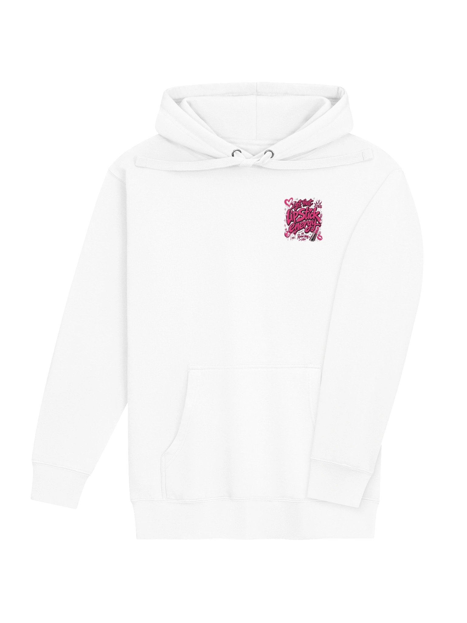 Lipstick Energy Pink Graphic Hoodie product image (4)