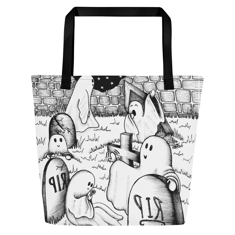 Graveyard Wake Up Tote Bag product image (3)