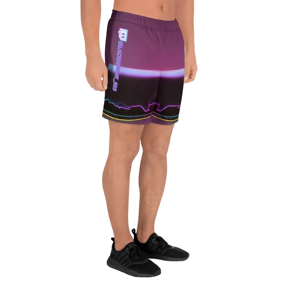 Blackknight513 All-Over Print Athletic Long Shorts product image (6)