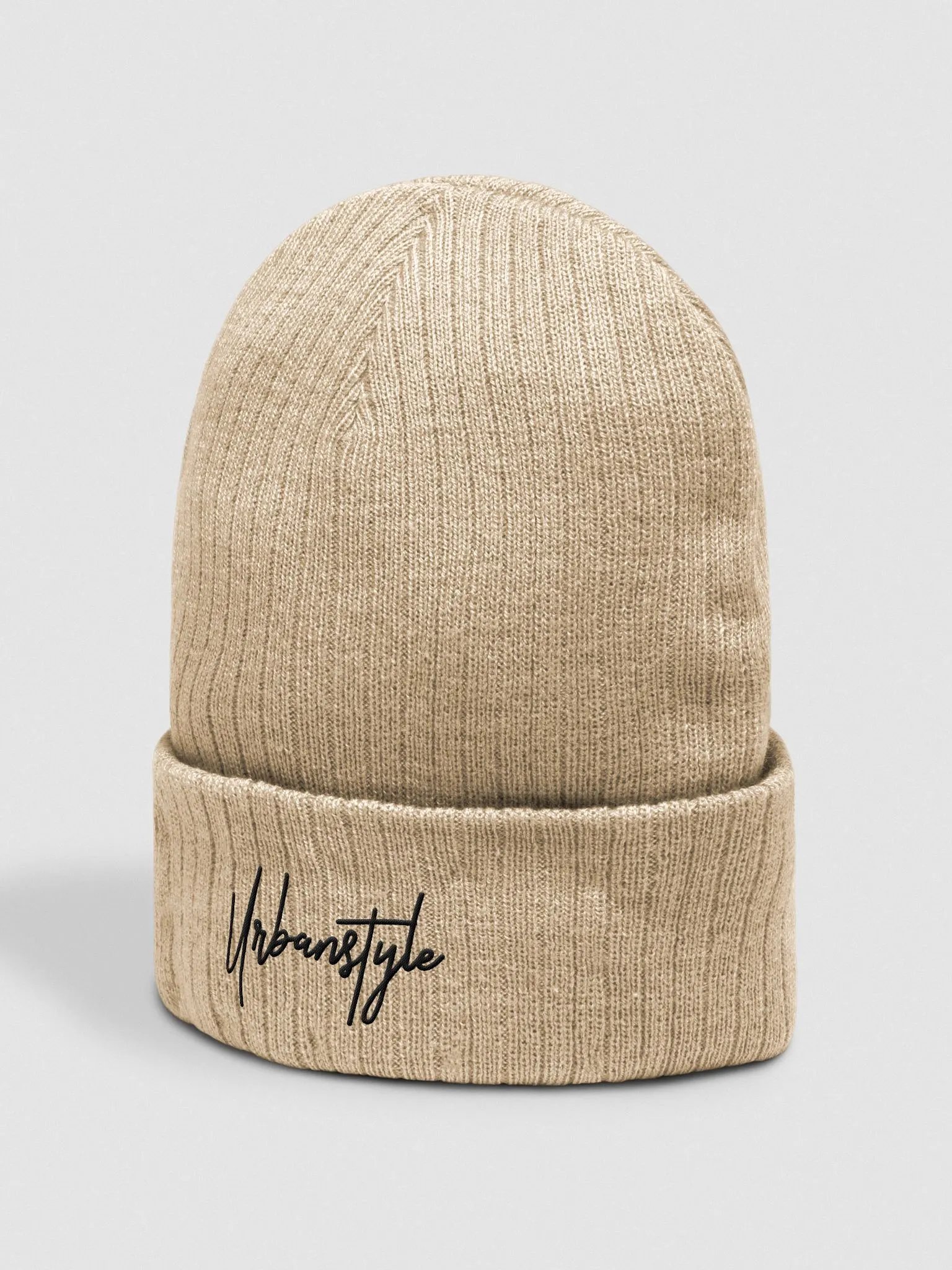 Eco-Friendly Ribbed Knit Beanie product image (4)