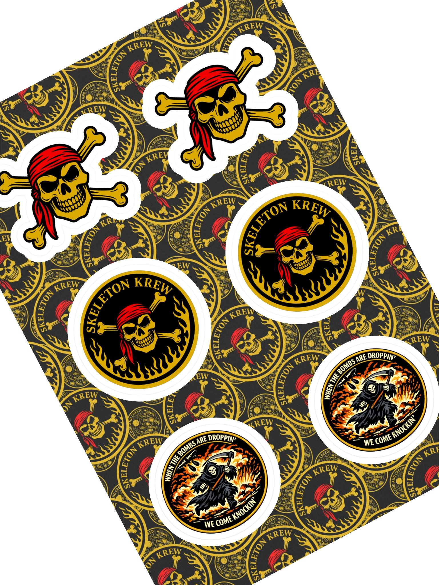 Skeleton Krew Stickers product image (1)