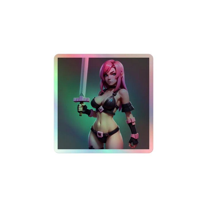 Holographic Warrior Princess Sticker Set product image (1)