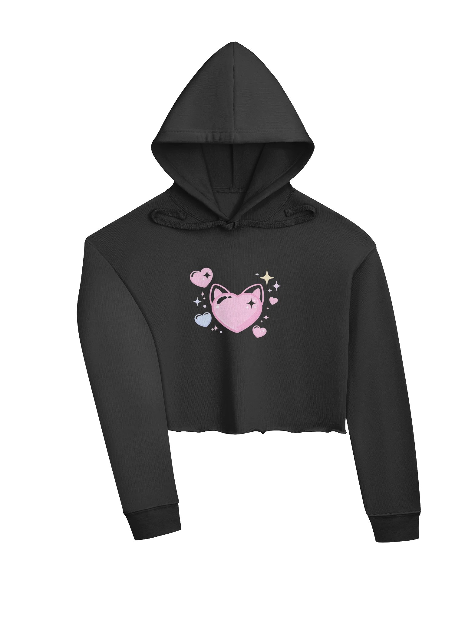 Zevi Logo Crop Top Hoodie product image (3)