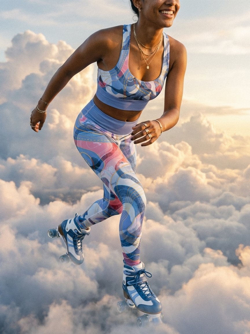 Tectonic map-Yoga Leggings product image (2)