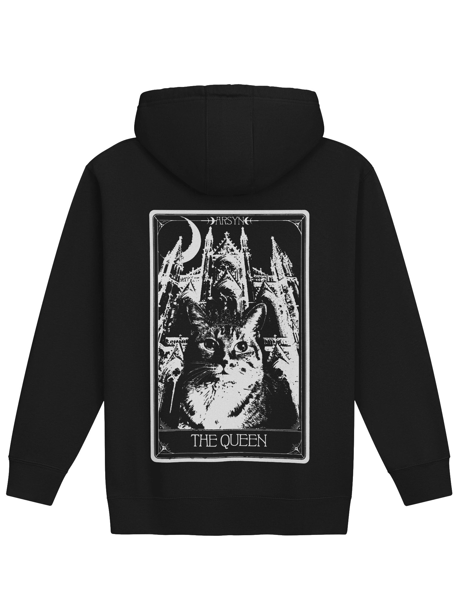 The Queen | Bean Tarot Card Hoodie product image (1)