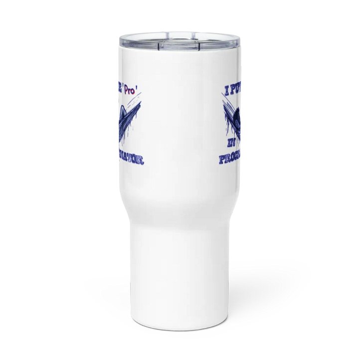 I Put the "Pro" in Procrastinator Travel Mug with a Handle product image (3)