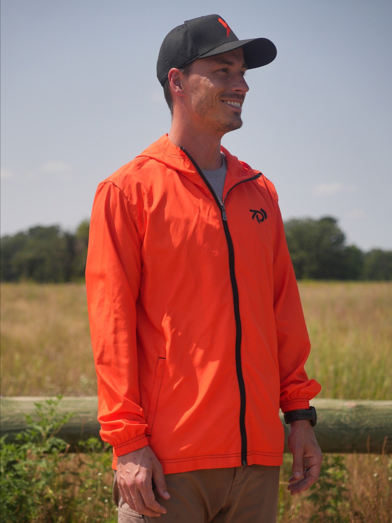 Blaze Orange RDR Performance Upland Hunting Wind Breaker product image (2)