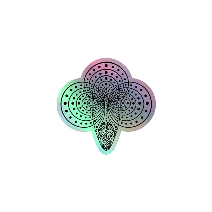 Crystalien – Holographic Kiss-Cut Sticker product image (2)