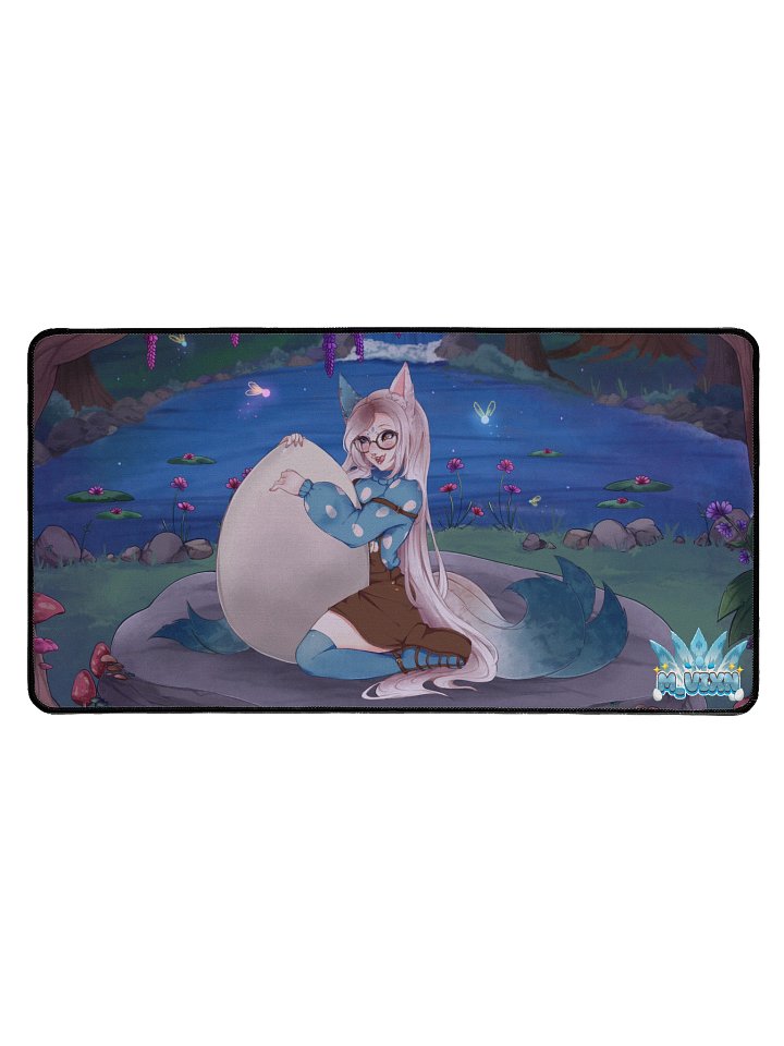 Foxy Egg Desk Mat product image (1)
