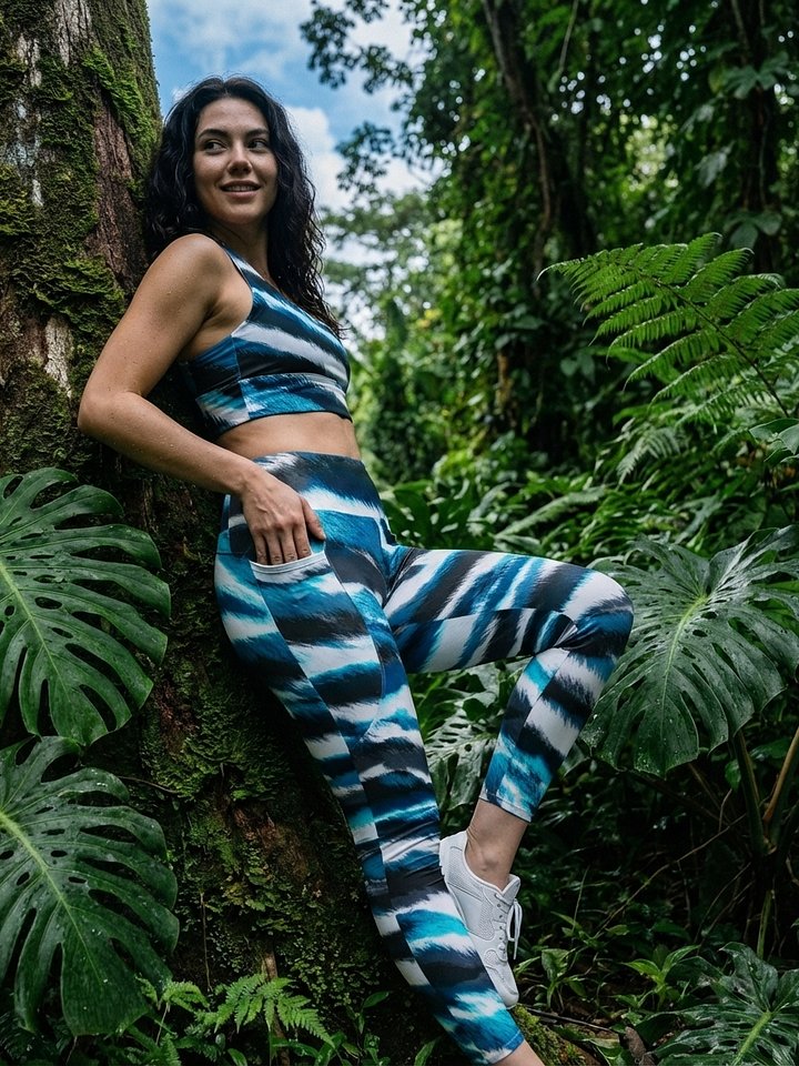 Animal Blue-Leggings with pockets product image (2)