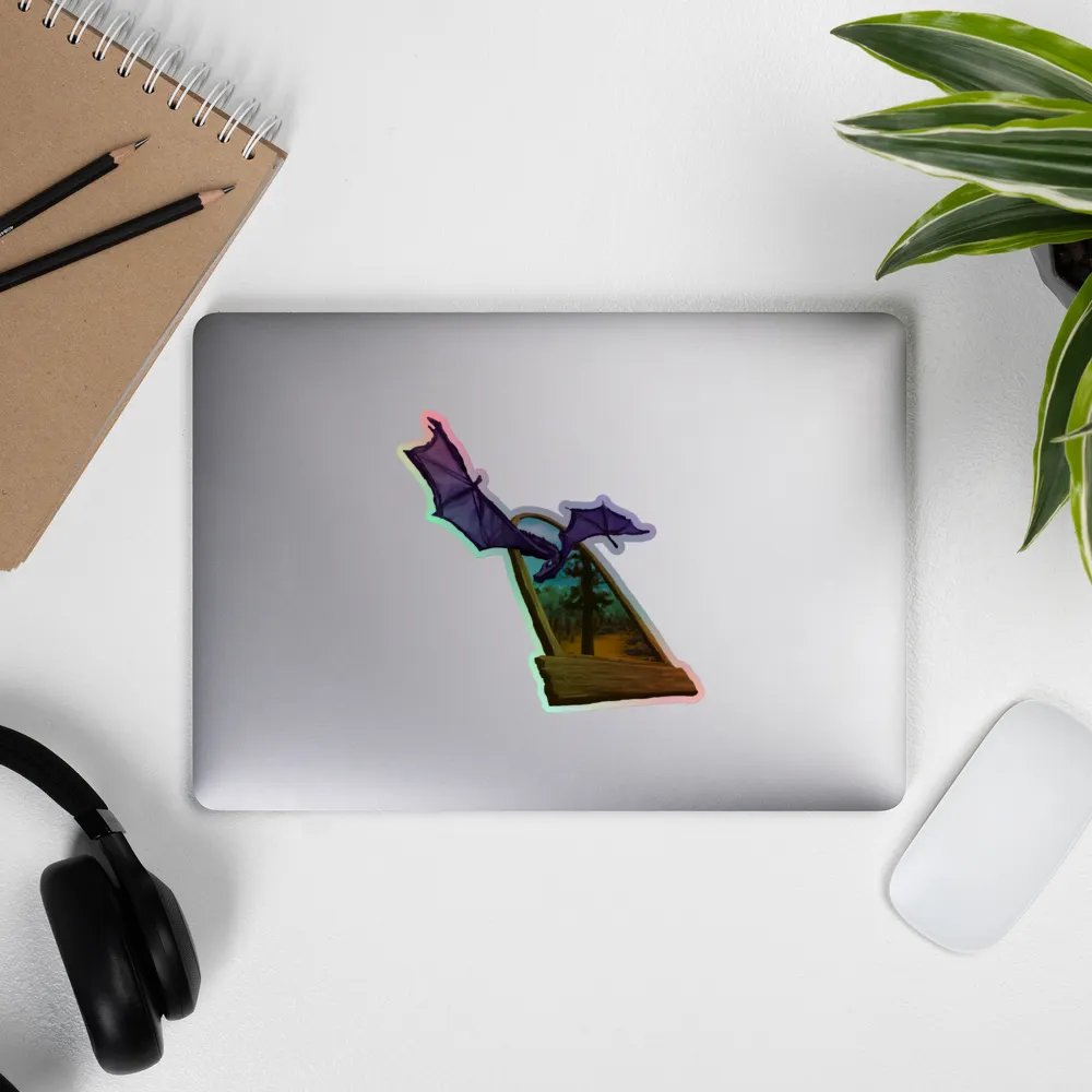 Dragon Plane Meld - Holographic Sticker product image (8)