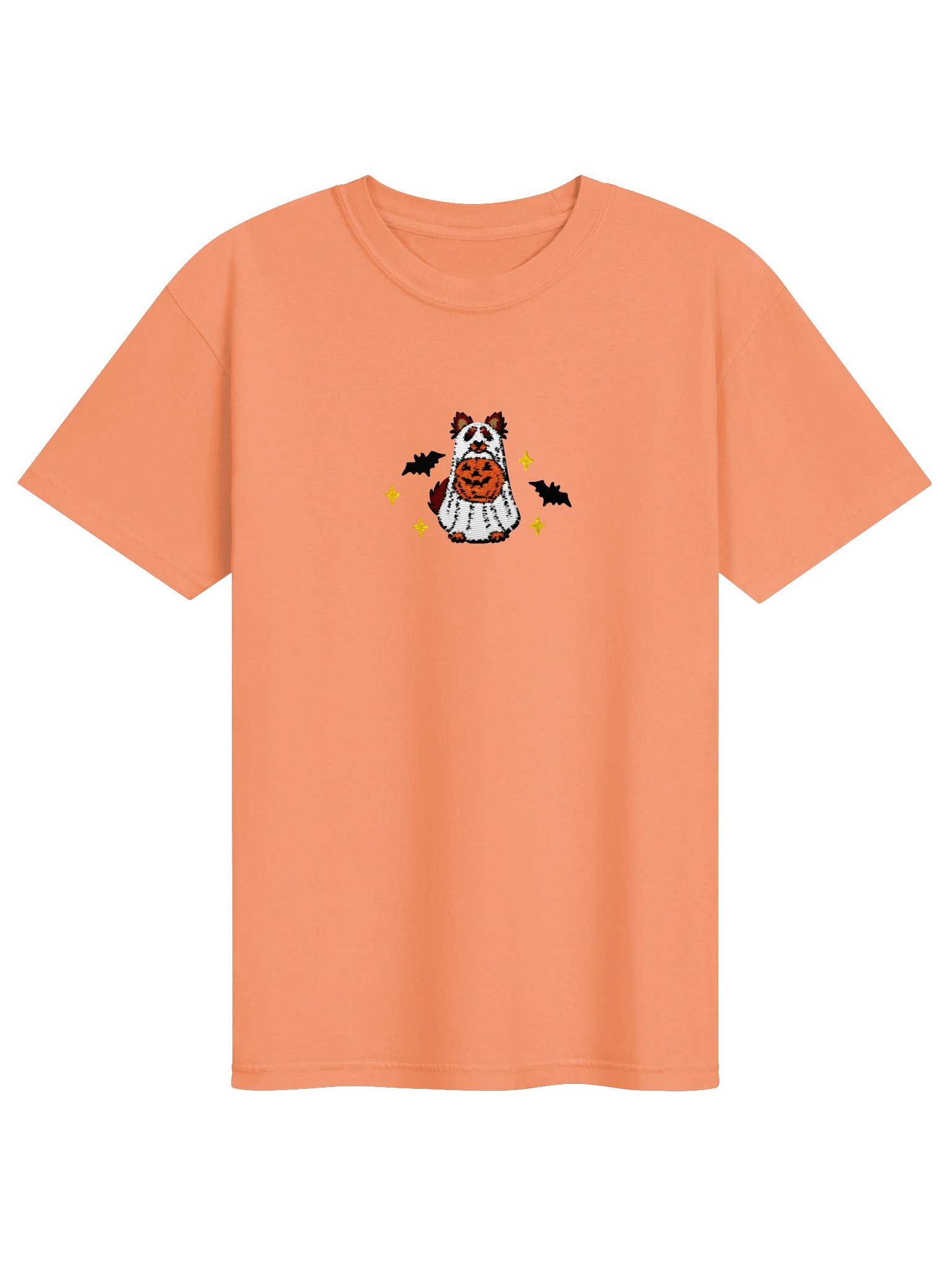 Halloween Pomeranian(Chocolate & Tan) Embroidered T-Shirt product image (25)