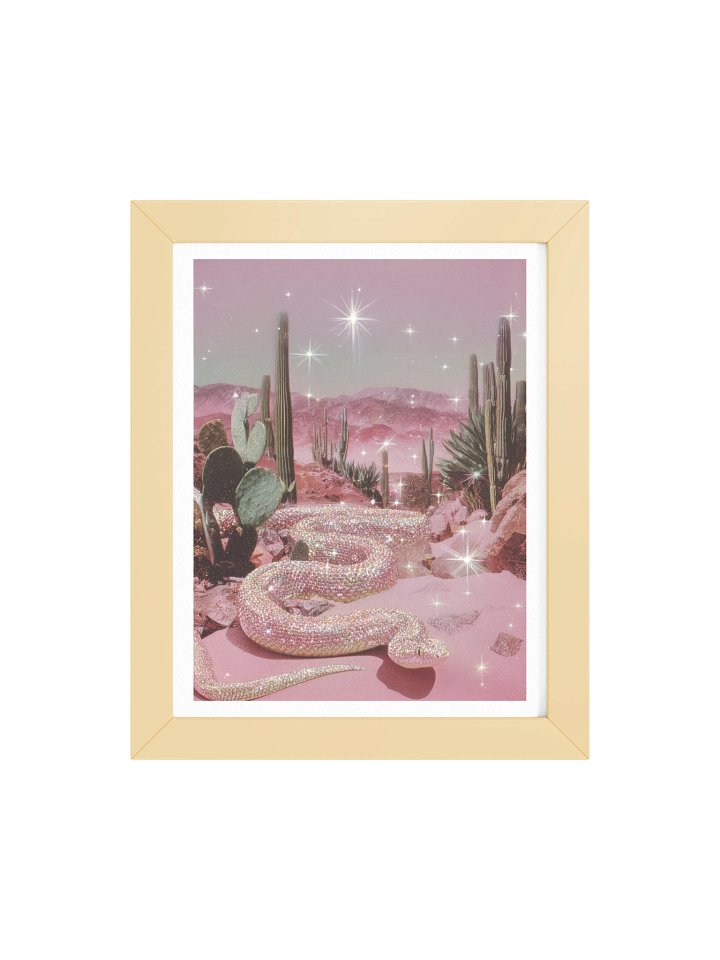 Framed Glittering Serpent Print product image (2)