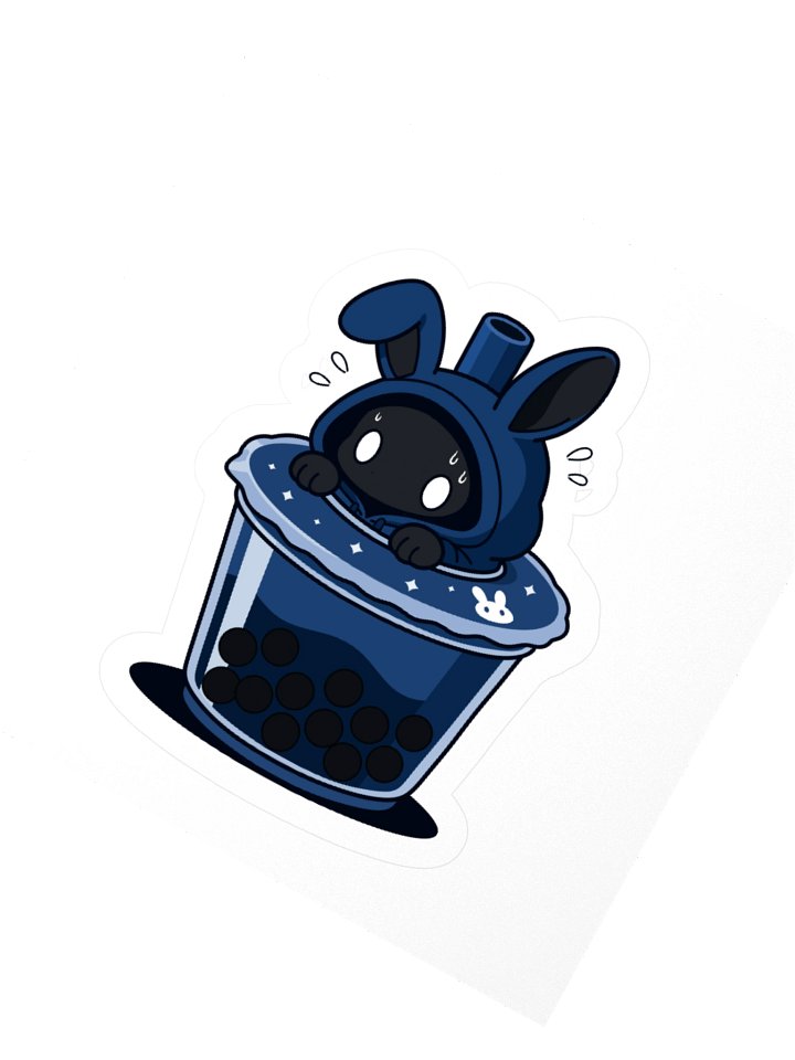 Poochoki Midnight Boba Sticker product image (2)