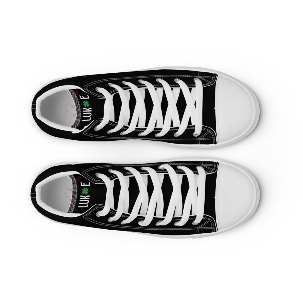 Kindness 4 Everyone High Top Canvas Shoes product image (9)