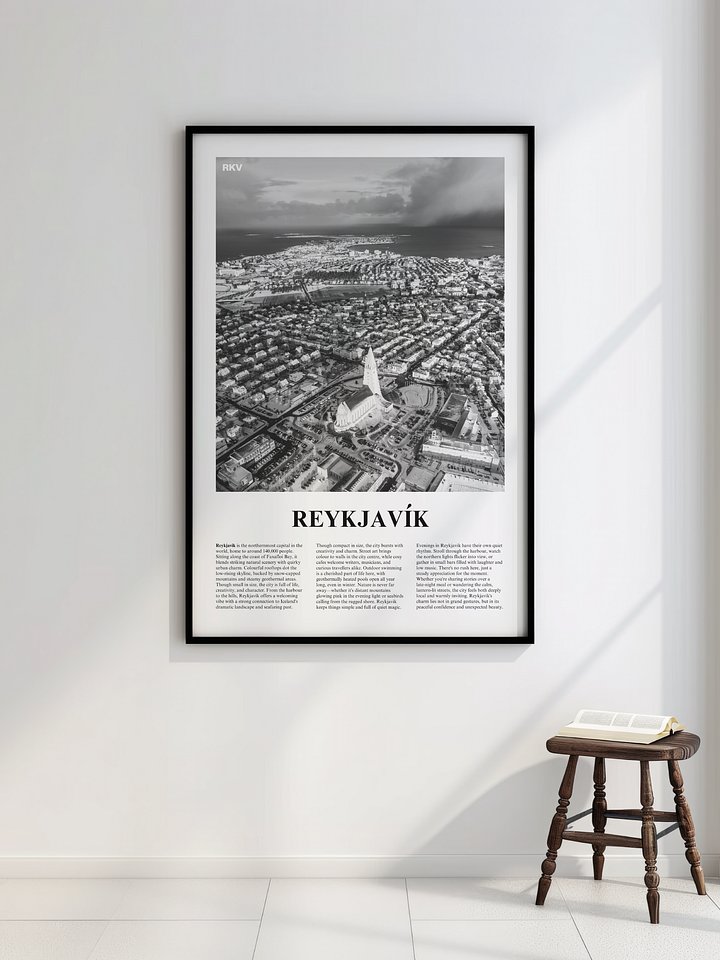 Reykjavik 01 Newspaper Poster product image (2)