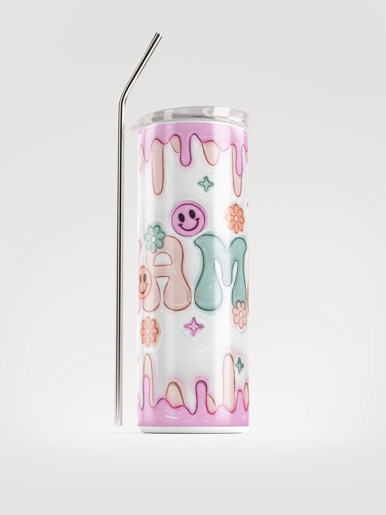 MAMA Floral Bliss Tumbler: Sip in Style! product image (1)