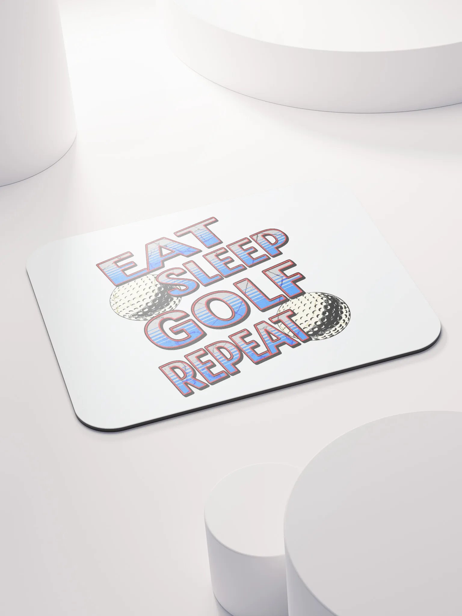 Eat Sleep Golf Repeat Angle Essential Mouse Pad product image (4)